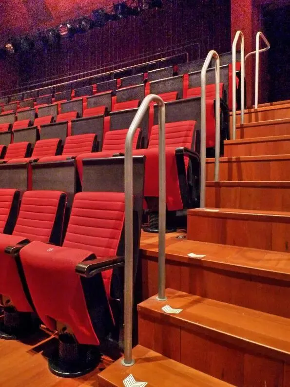 Raised balcony seat backs at the National Centre for the Performing Arts in China