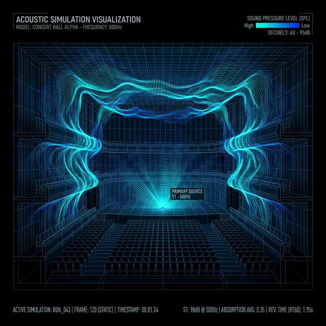 Acoustic particle simulation